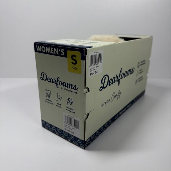 NIB •  Dearfoams women’s Memory Foam Slipper Size: 5-6 - Picture 7 of 8